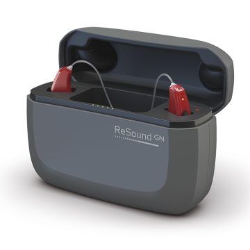 ReSound LiNX Quattro najbardziej zaawansowany ładowalny aparat słuchowy z ładowarką